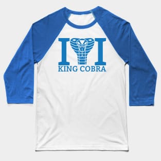 King Snake - Blue Baseball T-Shirt